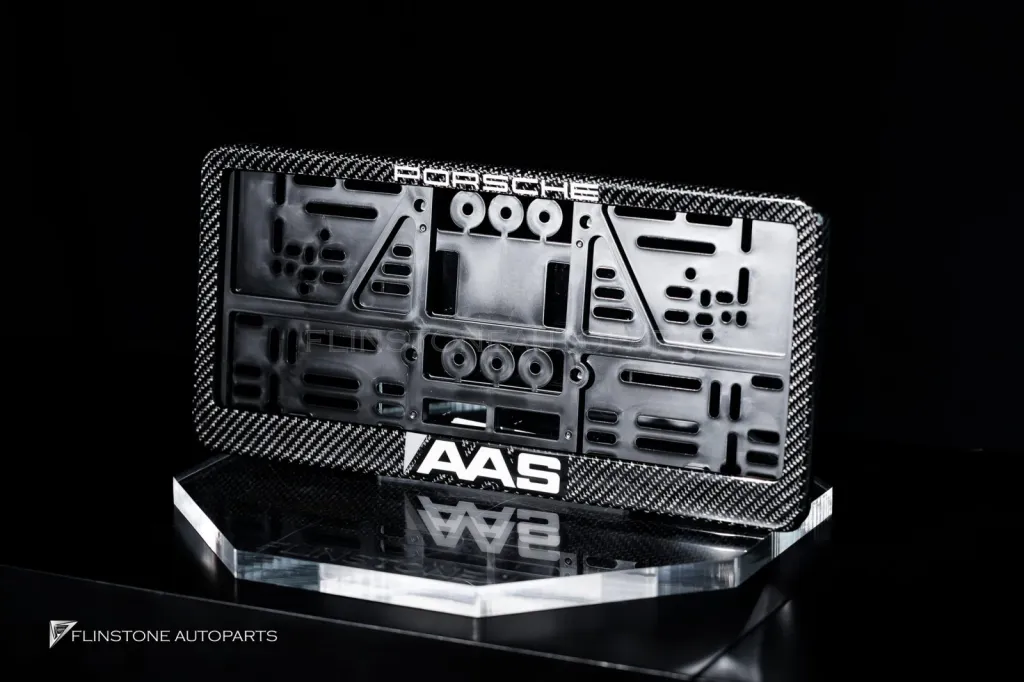 carbon licence plate frame