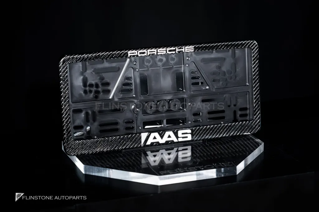 carbon licence plate frame