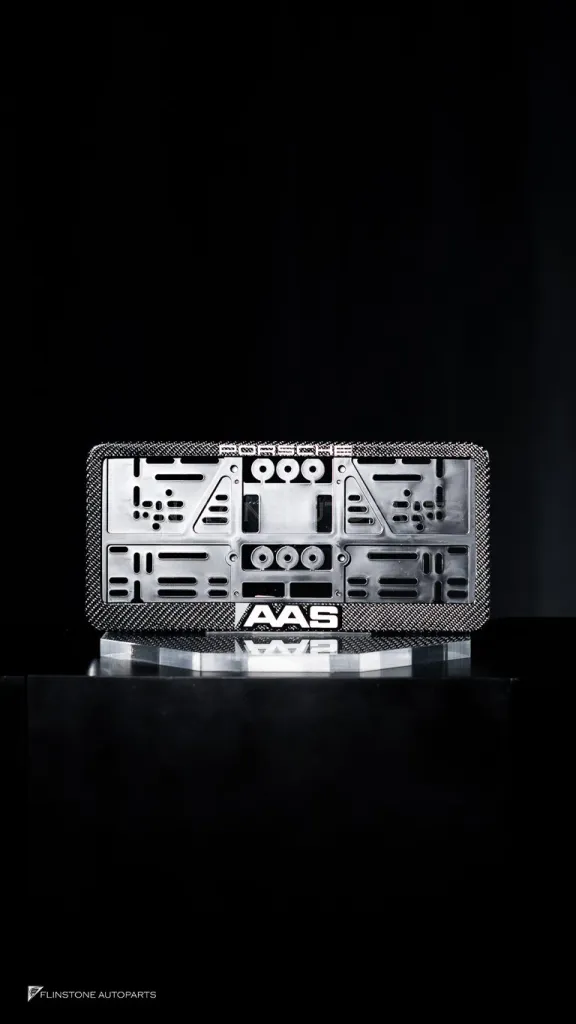 carbon licence plate frame