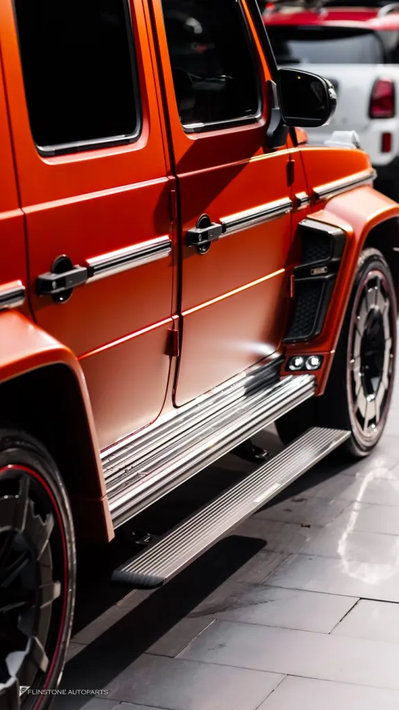 Mercedes Benz Gclass บันไดไฟฟ้า Keyless