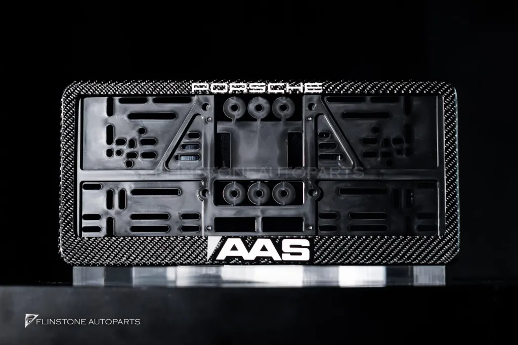 carbon licence plate frame