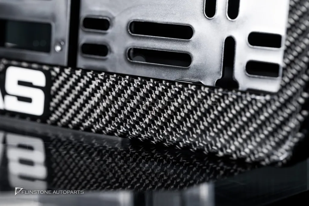 carbon licence plate frame