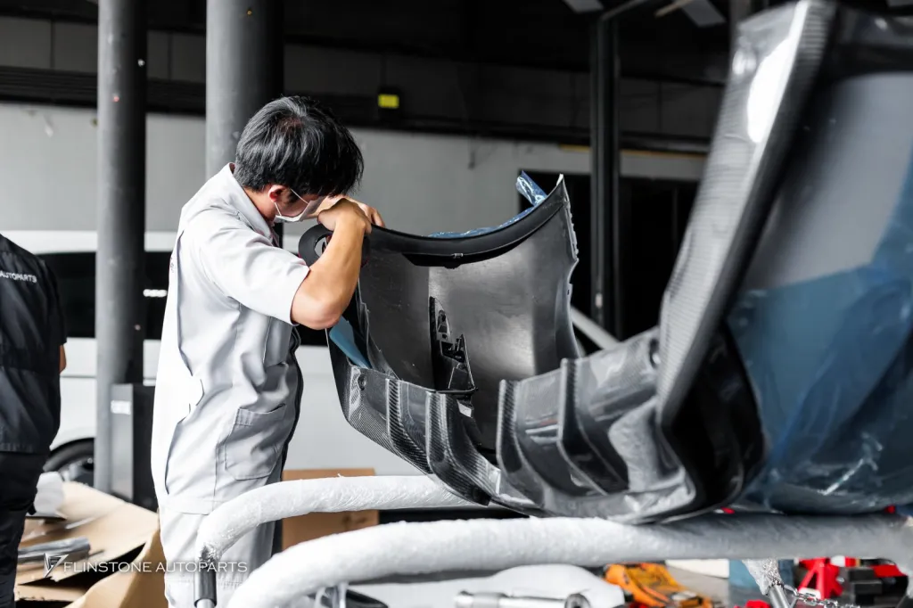 Porsche 718 Boxster 碳纤维部件套装 CMST Wing GT4 V.2