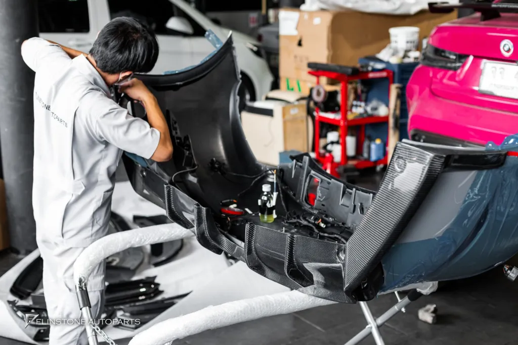 Porsche 718 Boxster 碳纤维部件套装 CMST Wing GT4 V.2