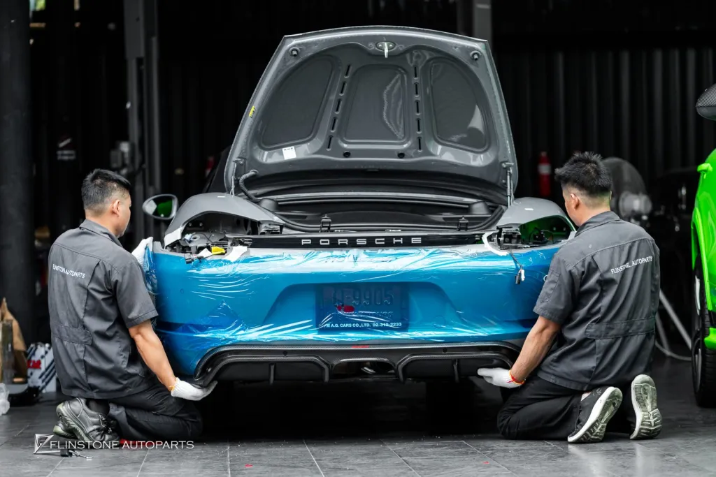 Porsche 718 Boxster 碳纤维部件套装 CMST Wing GT4 V.2