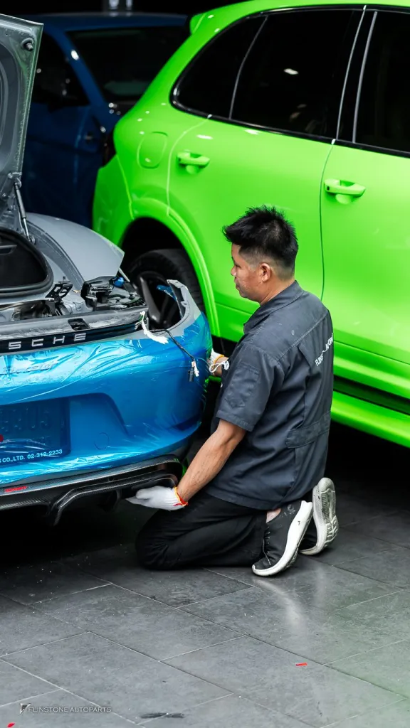 Porsche 718 Boxster 碳纤维部件套装 CMST Wing GT4 V.2
