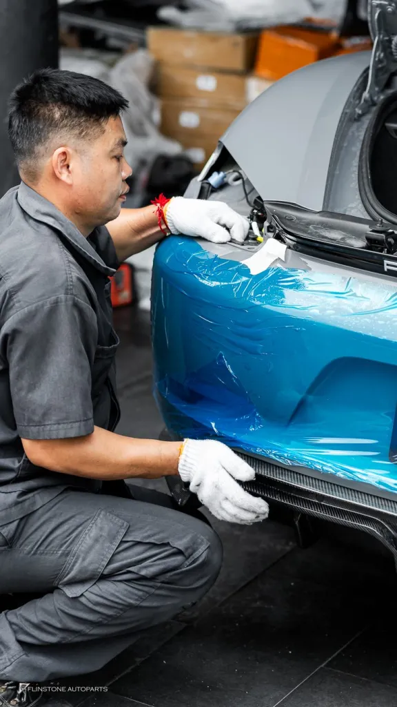 Porsche 718 Boxster 碳纤维部件套装 CMST Wing GT4 V.2