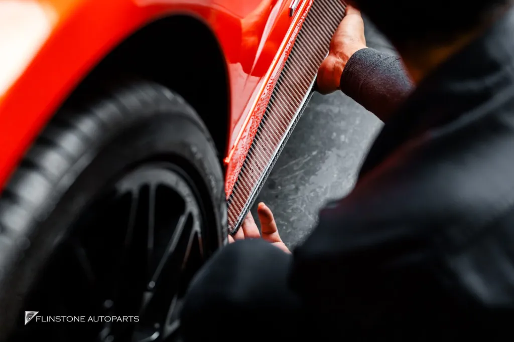 Lamborghini Gallado กันชนหน้า ดิฟ สเกิร์ต ปลายท่อ