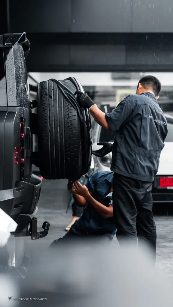 Range Rover ฝาครอบยางอะไหล่