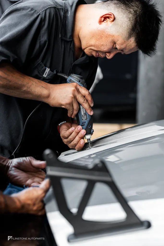 Porsche 718 Boxster 碳纤维部件套装 CMST Wing GT4 V.2