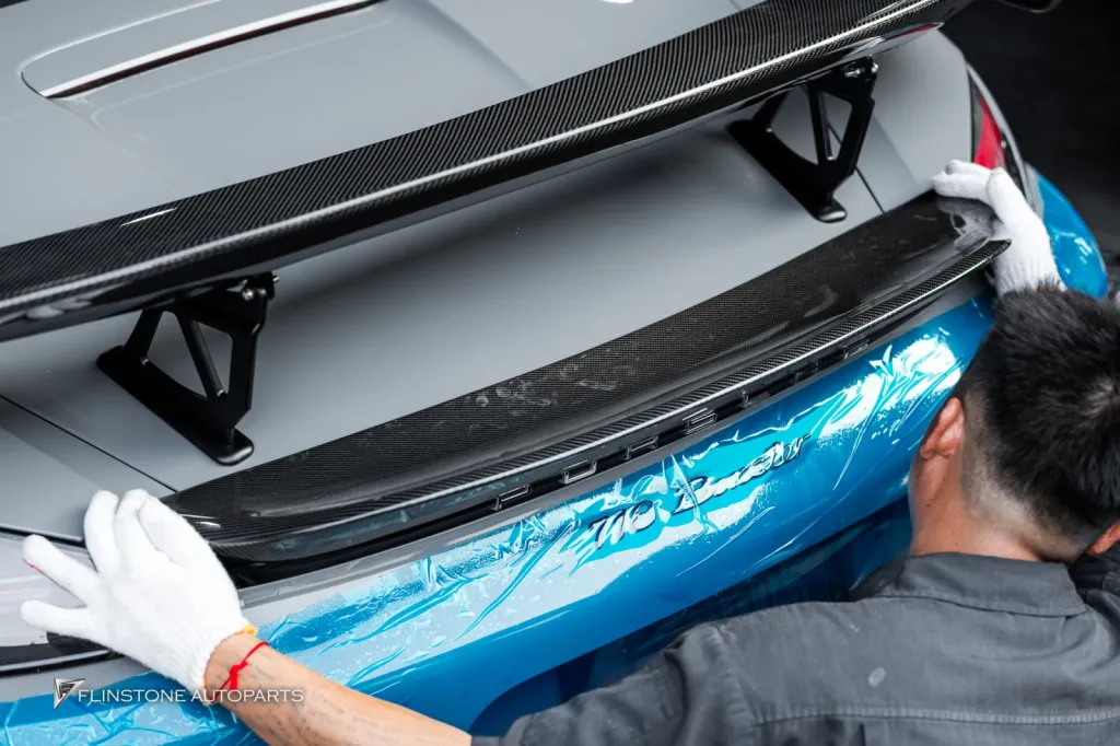 Porsche 718 Boxster 碳纤维部件套装 CMST Wing GT4 V.2