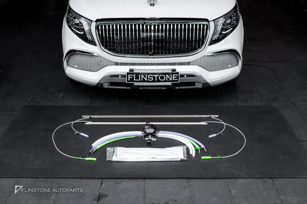 Mercedes Benz Vito ม่านไฟฟ้าด้านหลัง