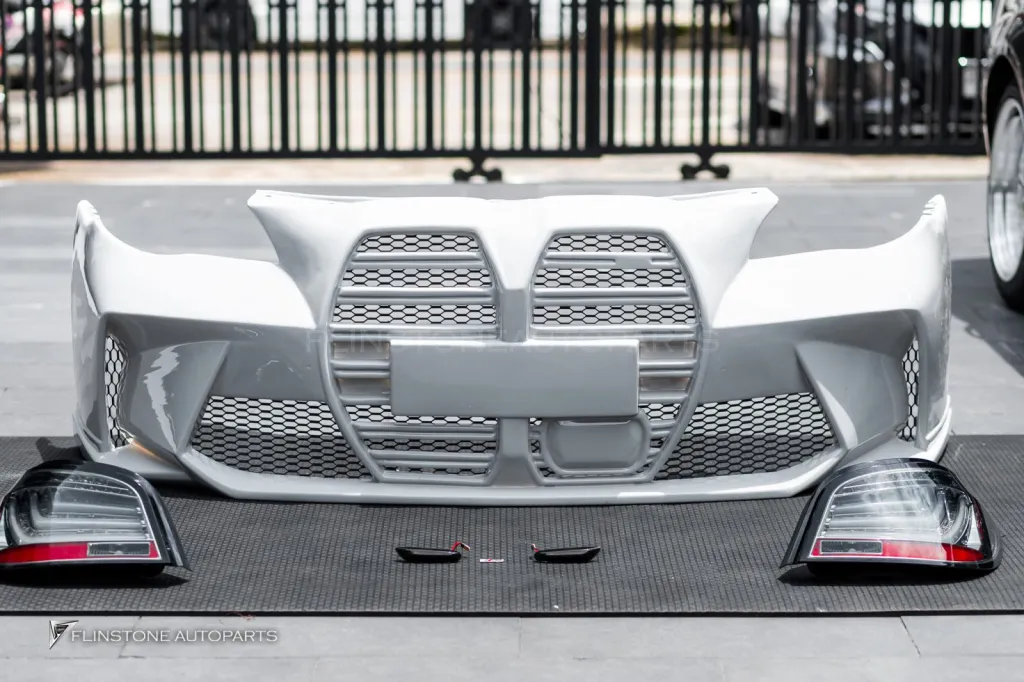 BMW E60 Front Bumper Tail Lights Emblems M