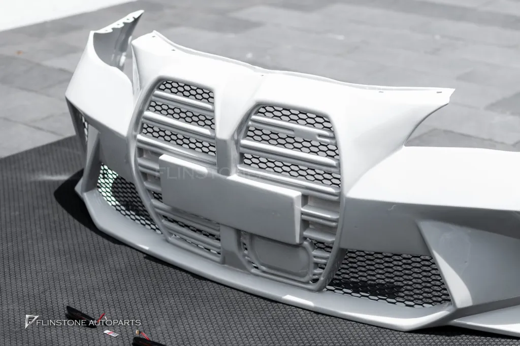 BMW E60 Front Bumper Tail Lights Emblems M
