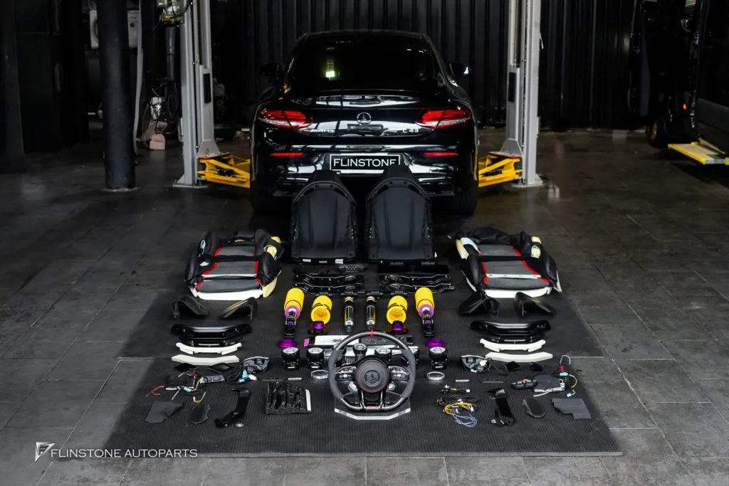 Mercedes Benz C43 พวงมาลัย โช้ค Kw เบาะ AMG ลำโพง ไฟช่องแอร์