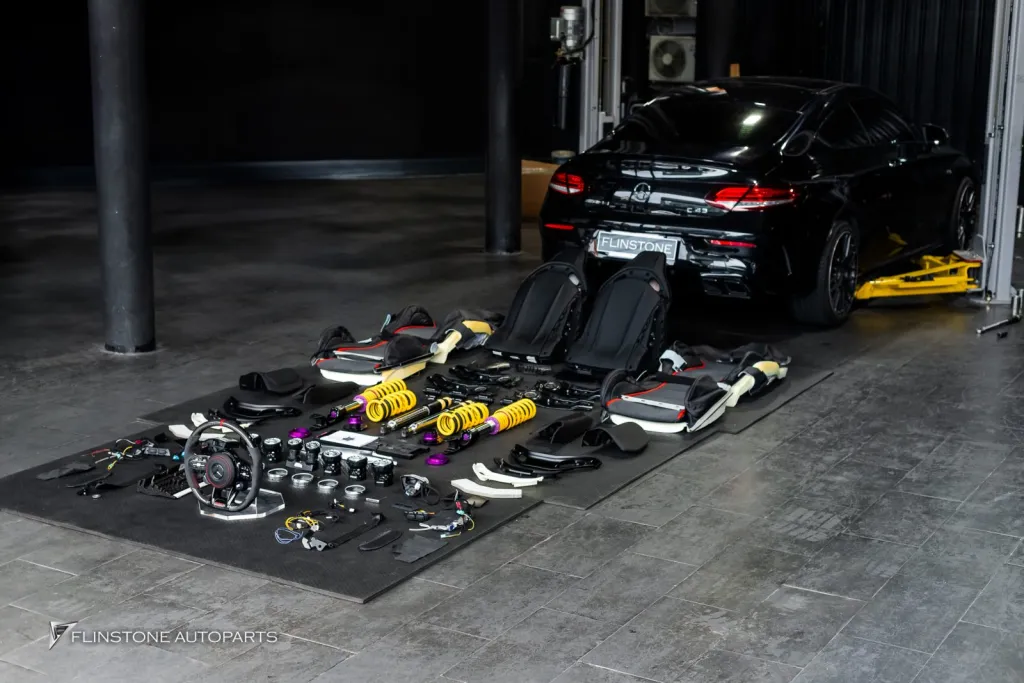 Mercedes Benz C43 พวงมาลัย โช้ค Kw เบาะ AMG ลำโพง ไฟช่องแอร์
