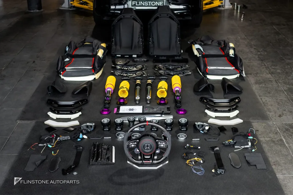 Mercedes Benz C43 พวงมาลัย โช้ค Kw เบาะ AMG ลำโพง ไฟช่องแอร์