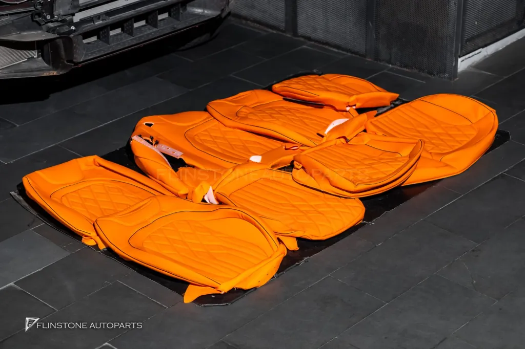Mercedes Benz Gclass Parts Kit Brabus Full Body Wheels Usus Orange Interior