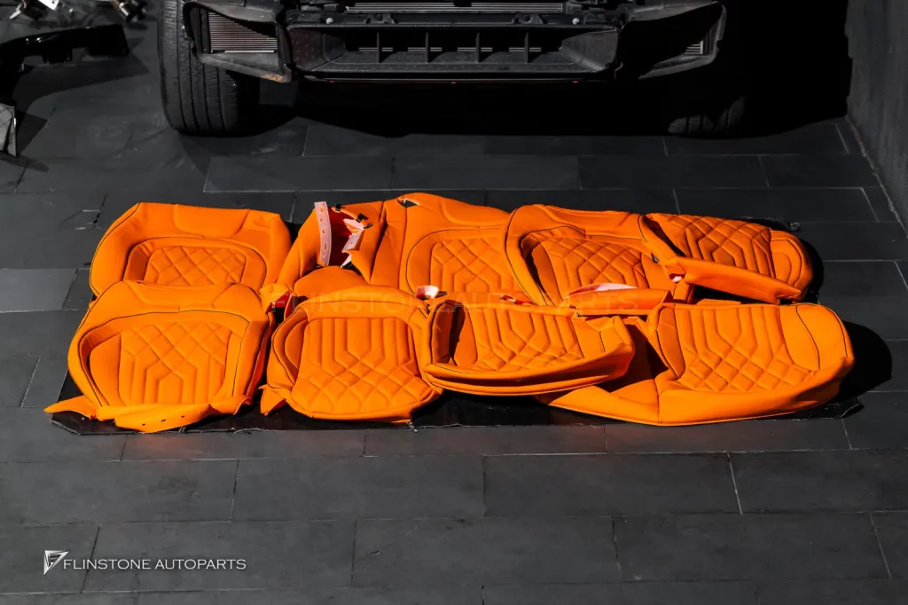 Mercedes Benz Gclass Parts Kit Brabus Full Body Wheels Usus Orange Interior