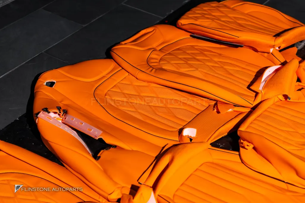 Mercedes Benz Gclass Parts Kit Brabus Full Body Wheels Usus Orange Interior