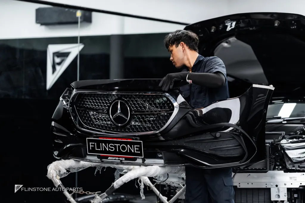 Mercedes Benz W214 กระจัง LED แท้