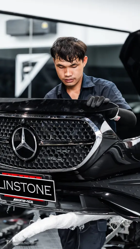 Mercedes Benz W214 กระจัง LED แท้