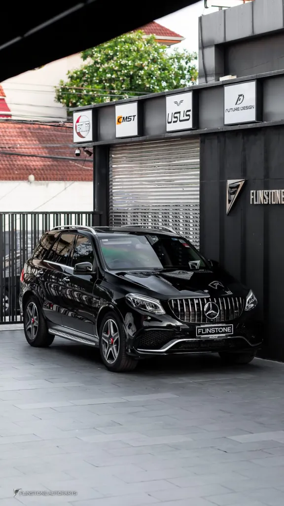 Mercedes Benz ML ชุดพาร์ทกันชนหน้า GLE 63 ไฟหน้า 1 ดวง