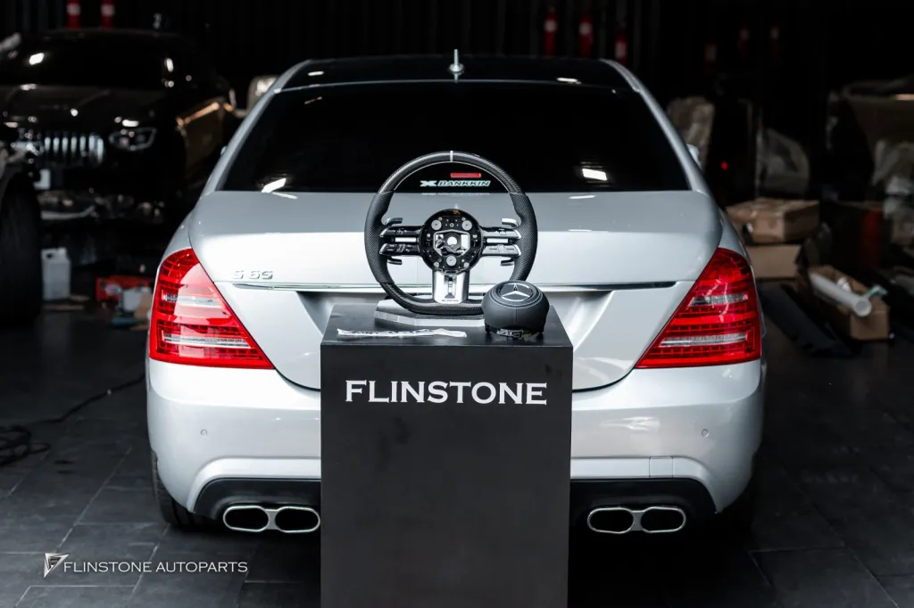 Mercedes Benz W221 S65 พวงมาลัย โลโก้