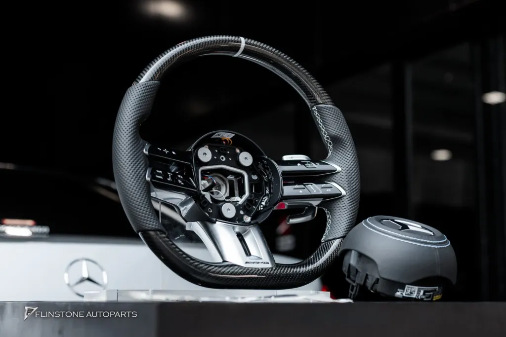 Mercedes Benz W221 S65 พวงมาลัย โลโก้