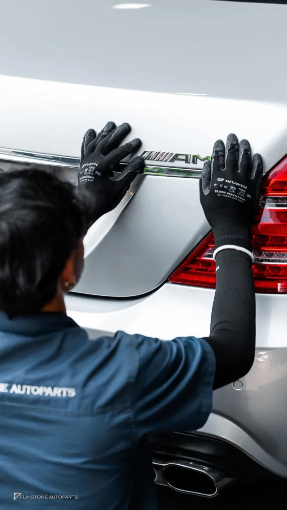 Mercedes Benz W221 S65 พวงมาลัย โลโก้