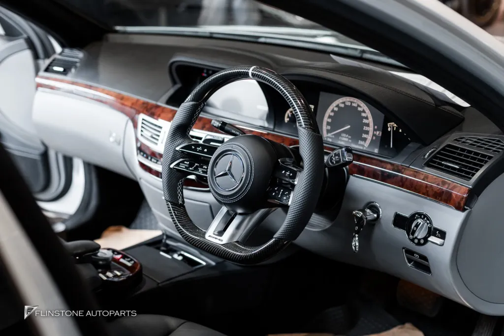 Mercedes Benz W221 S65 พวงมาลัย โลโก้