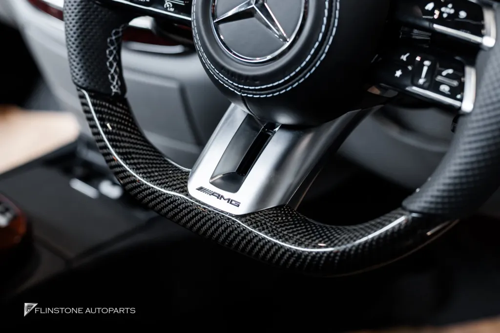 Mercedes Benz W221 S65 พวงมาลัย โลโก้