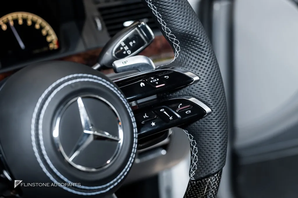 Mercedes Benz W221 S65 พวงมาลัย โลโก้