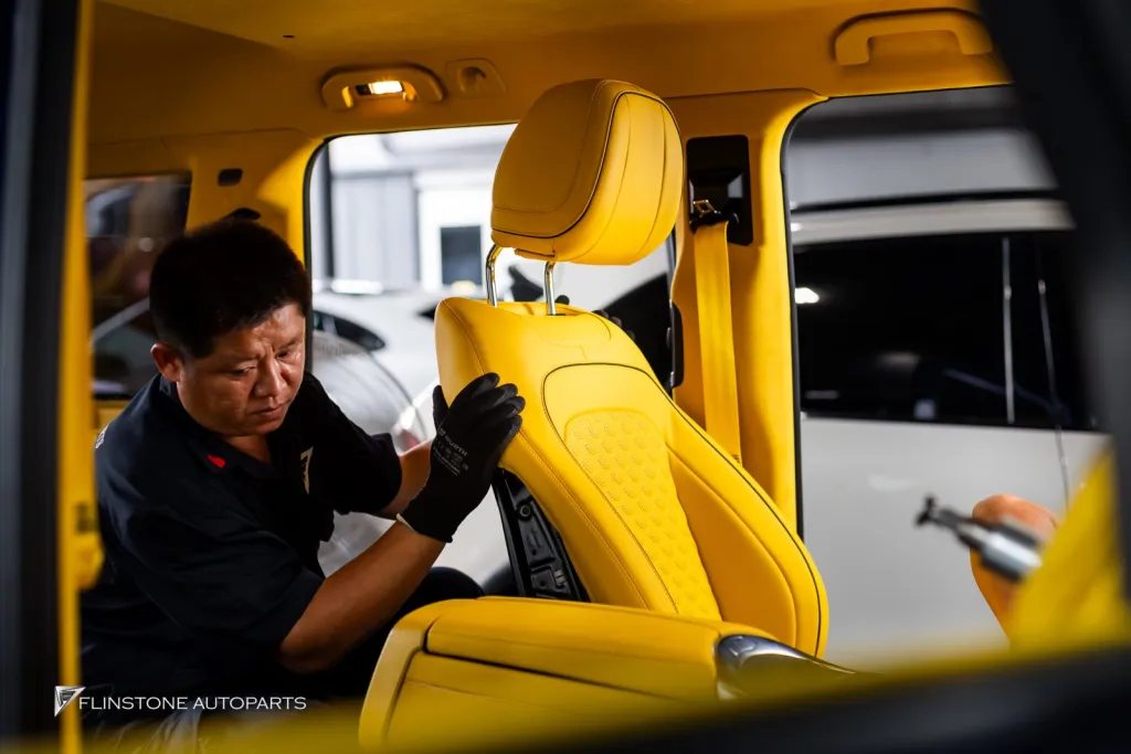 Mercedes Benz Gclass ภายในเหลือง ชุดพาร์ท G63 เบรค บันไดไฟฟ้า ท่อ Thor Active Sound ล้อ Usus