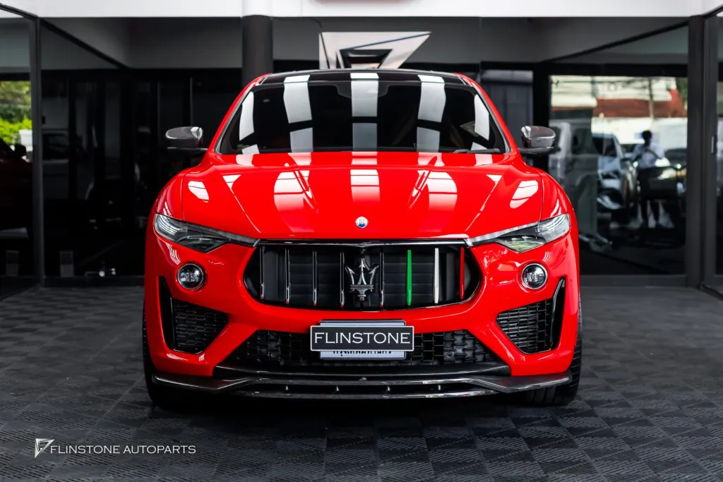 Maserati levante ล้อ Center lock Usus Downpipe Usus พาร์ทคาร์บอน Maxton Design กล่องจูน