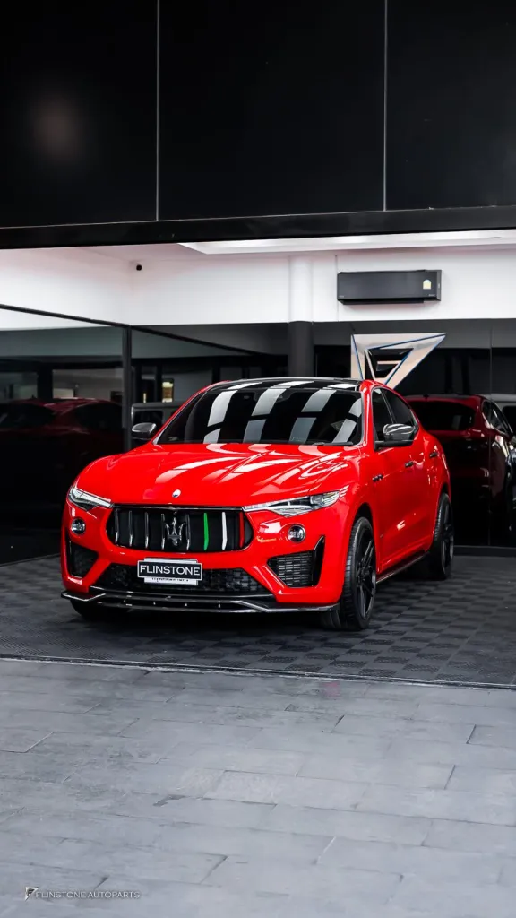 Maserati levante ล้อ Center lock Usus Downpipe Usus พาร์ทคาร์บอน Maxton Design กล่องจูน