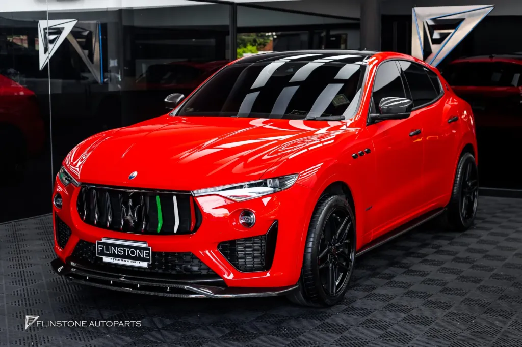 Maserati levante ล้อ Center lock Usus Downpipe Usus พาร์ทคาร์บอน Maxton Design กล่องจูน