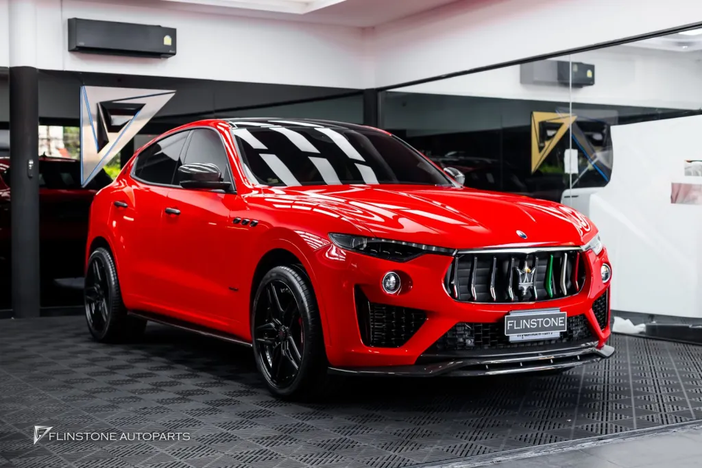 Maserati levante ล้อ Center lock Usus Downpipe Usus พาร์ทคาร์บอน Maxton Design กล่องจูน
