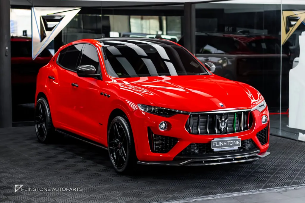 Maserati levante ล้อ Center lock Usus Downpipe Usus พาร์ทคาร์บอน Maxton Design กล่องจูน