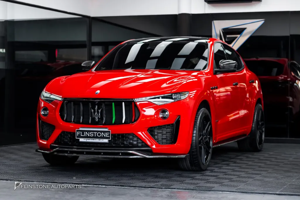 Maserati levante ล้อ Center lock Usus Downpipe Usus พาร์ทคาร์บอน Maxton Design กล่องจูน