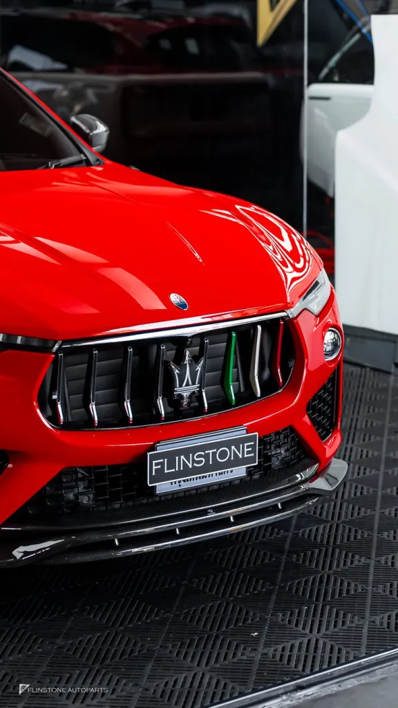 Maserati levante ล้อ Center lock Usus Downpipe Usus พาร์ทคาร์บอน Maxton Design กล่องจูน