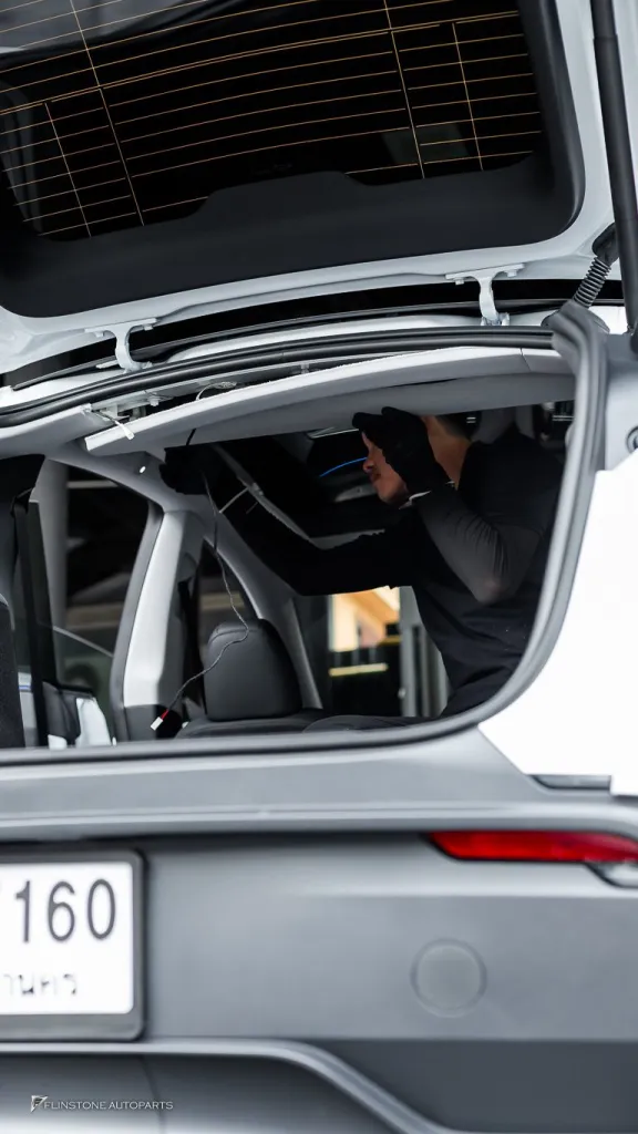 Tesla Juniper ชุดพาร์ท BSKT ม่านไฟฟ้า ประตูดูด