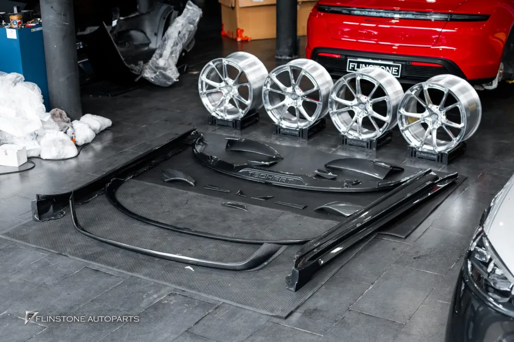 Porsche Taycan GTS 碳纤维部件轮毂 Techart