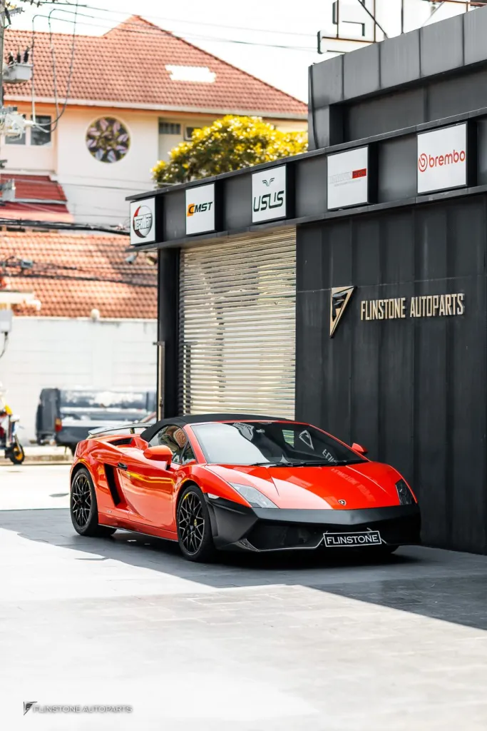 Lamborghini Gallado กันชนหน้า ดิฟ สเกิร์ต ปลายท่อ