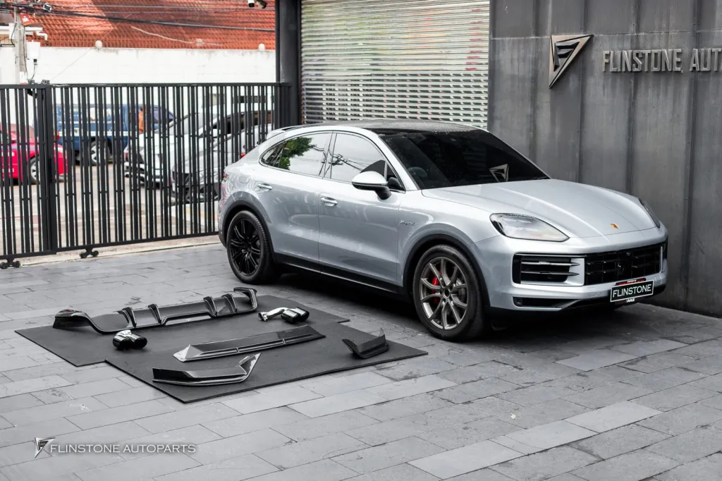 Porsche Cayenne 碳纤维部件 FD Design 排气尾喉