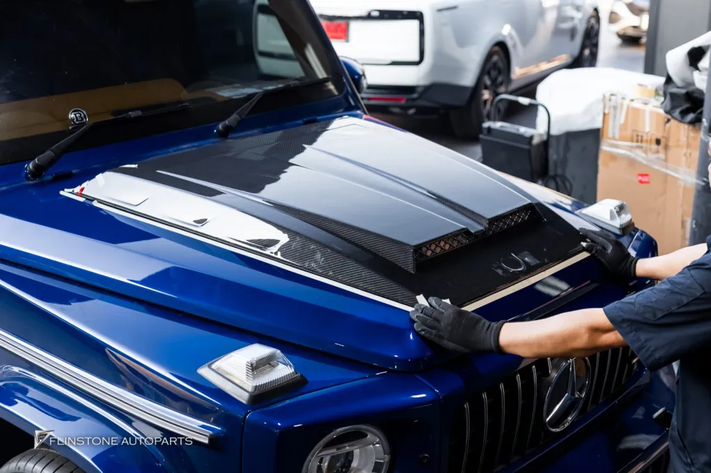 Mercedes Benz Gclass ภายในเหลือง ชุดพาร์ท G63 เบรค บันไดไฟฟ้า ท่อ Thor Active Sound ล้อ Usus