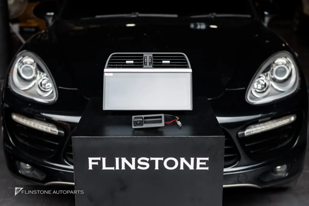Porsche Cayenne จอกลาง กล้องถอยหลัง