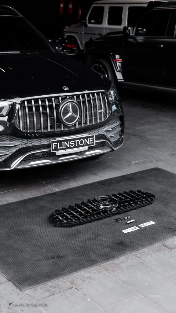 Mercedes Benz GLE กระจัง โลโก้ Biturbo