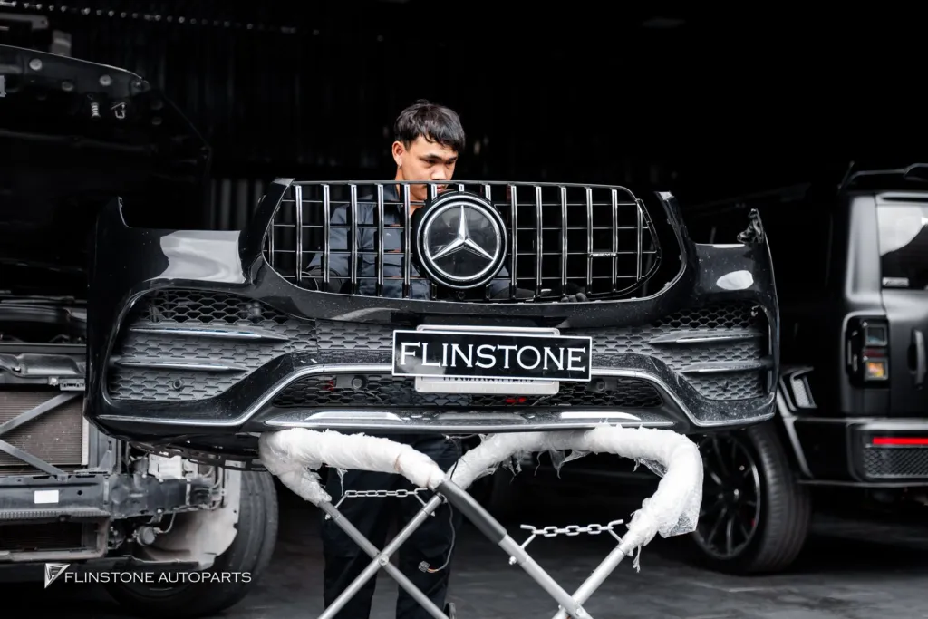 Mercedes Benz GLE กระจัง โลโก้ Biturbo