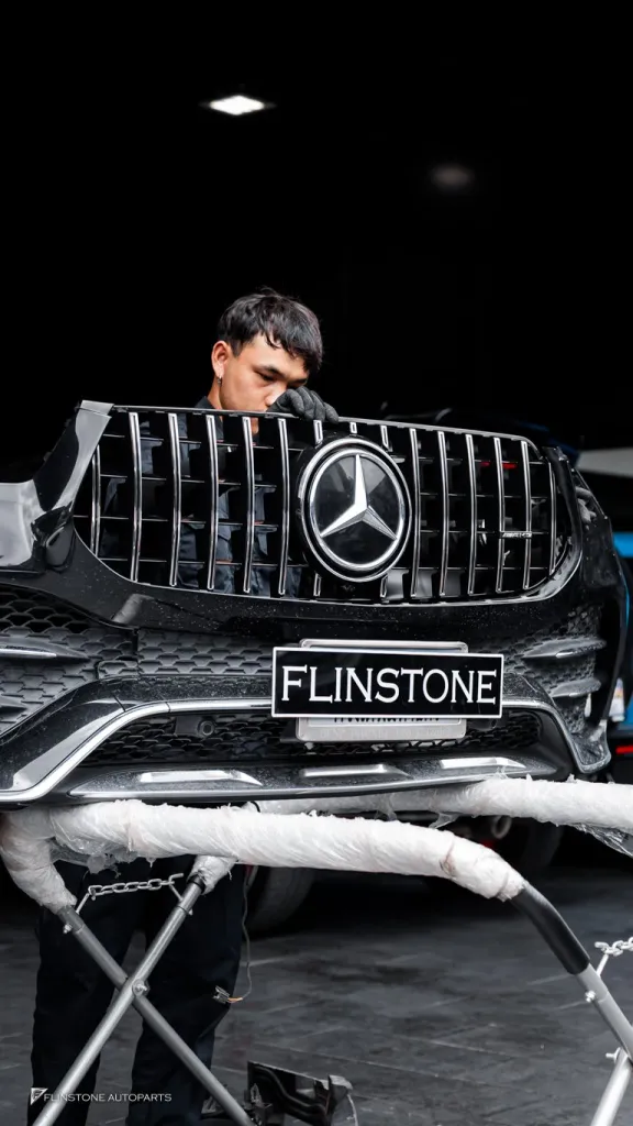 Mercedes Benz GLE กระจัง โลโก้ Biturbo